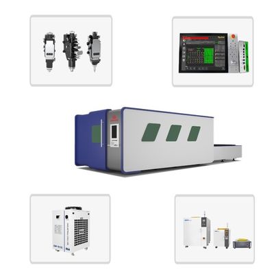 Industrielle Doppeltischmaschine Modell 6000w mit 4-Achsen-Konfiguration und Yaskawa-Servomotor
