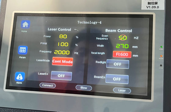 Heim 2000w 3000w Pulsefaser-Laserreinigungsmaschine für Rost-Oberflächenreinigung auf Metalloberflächen durch Au3tech Control System