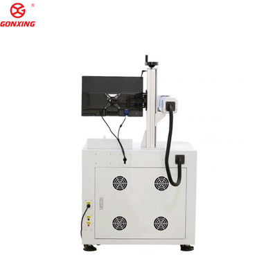 Hochpräzisionsgravierungsmodus Pulsierte Mini-Portable Desktop-MOPA Faserlasermarkierungsmaschine 20w 30w 60w 100w
