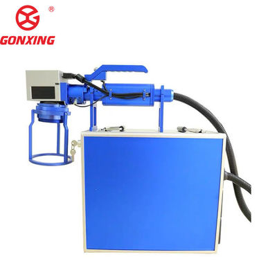 30W 50W 60W tragbare Handgravurlasermaschinen für Metall aus Edelstahl DXP unterstützte Markierungsfläche 200mm*200mm