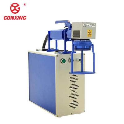30W 50W 60W tragbare Handgravurlasermaschinen für Metall aus Edelstahl DXP unterstützte Markierungsfläche 200mm*200mm