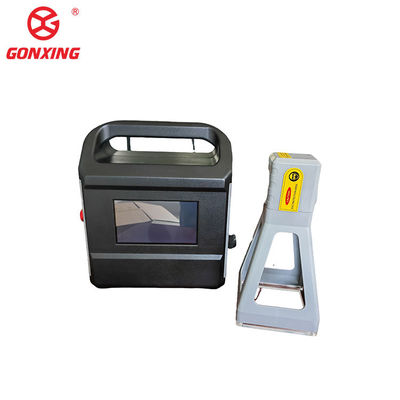 30W 50W 60W tragbare Handgravurlasermaschinen für Metall aus Edelstahl DXP unterstützte Markierungsfläche 200mm*200mm