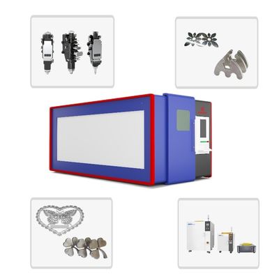 Raycus 3KW Vollsicherheitsabdeckung Faserlaser Metallschneider für Messing Kupfer Verzinkte Bleche Schneiden 20mm Schneiddicke