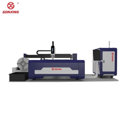 5-Achsen-Konfiguration Kühlsystem Hanli Wasserkühler Metallplatte und Tube Faser Laser Schneidmaschine