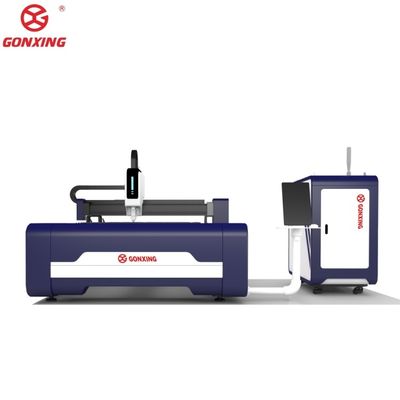 Wassergekühlte Glasfaserlaserschneidemaschine für Edelstahl und Kohlenstoffstahl Tafel 1500mmX3000mm