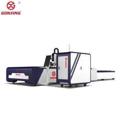 2024 GX-S Modell Shuttle-Plattform Schwere industrielle Faserlaserschneidemaschine Blechmetall und Rohr mit 20 mm Schneiddicke