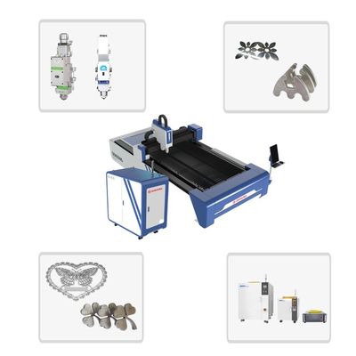 1000w 1500w 2000w 3kw CNC-Faserlaserschneidemaschine für Kohlenstoff, Eisen, Aluminium, Metall und Edelstahl