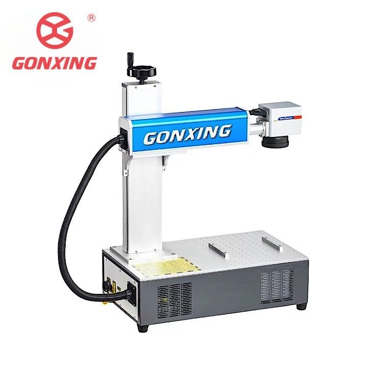 JPT GONXING LASER 20w 30w 60w 100w MOPA Laser Markierungsmaschine für Farbmarkierung Luftkühlung Dwg unterstützt Klein und tragbar